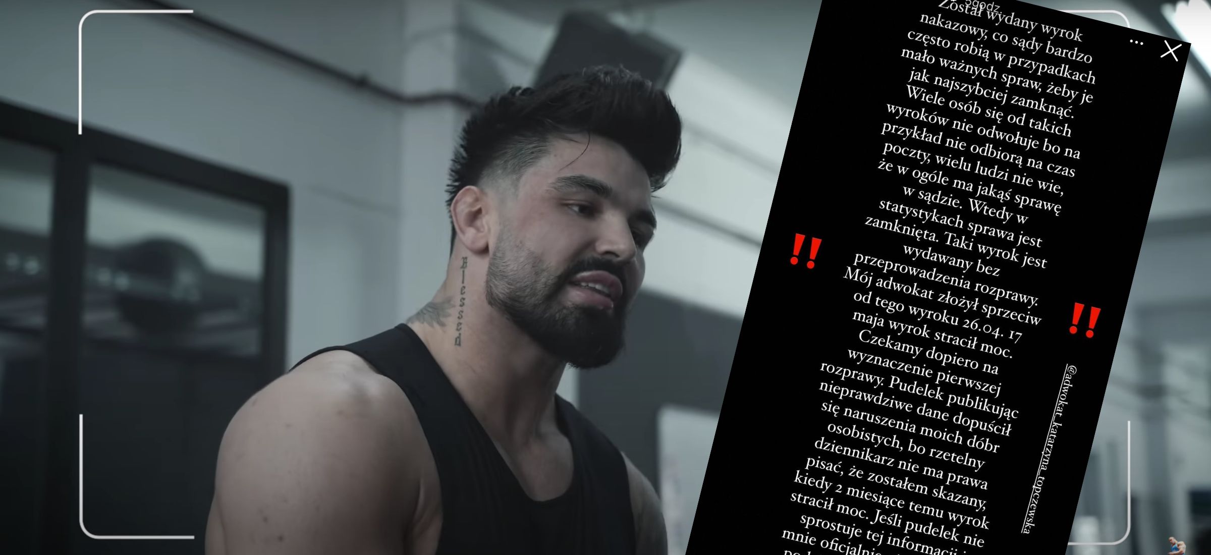paweł tyburski wyrok kosmetolog instagram mma