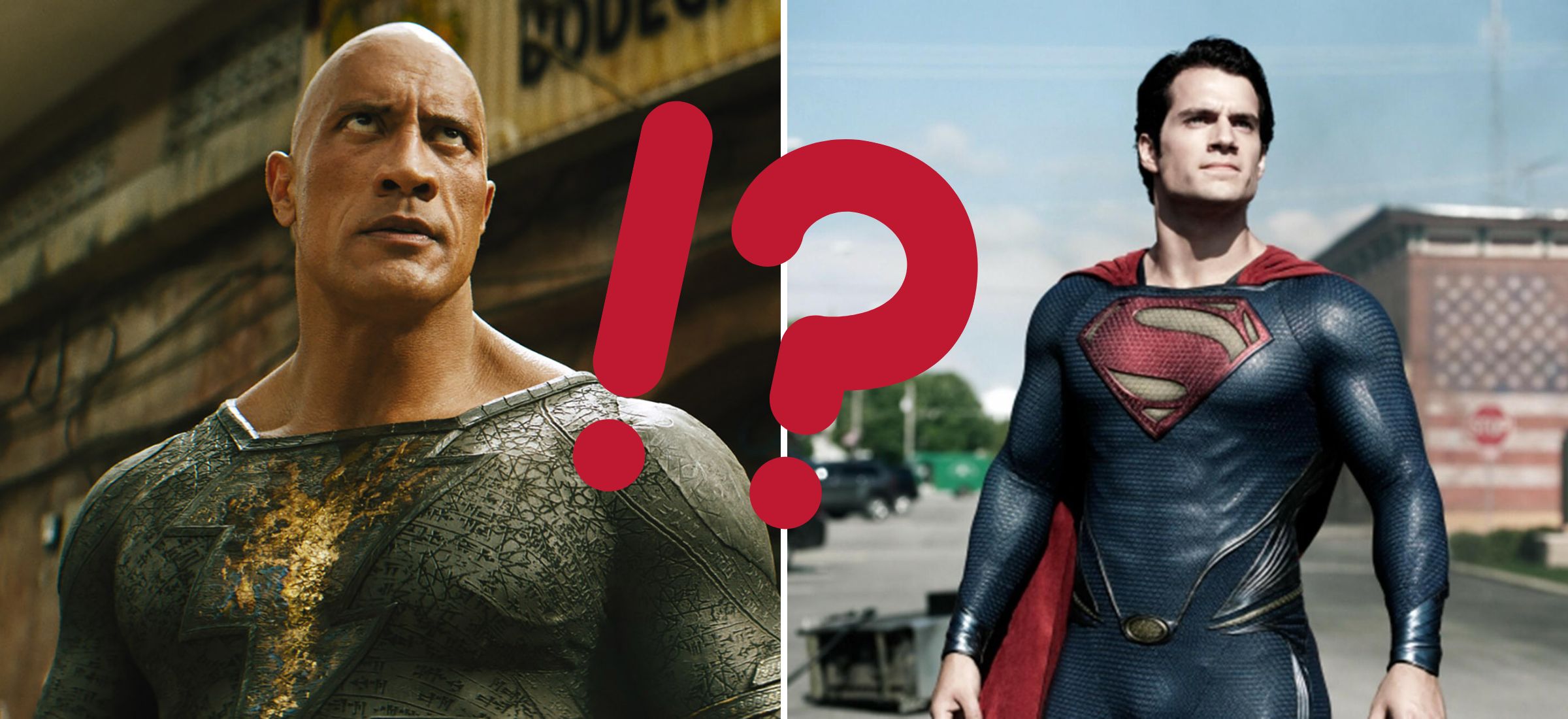 black adam henry cavill superman powrót dc dwayne johnson