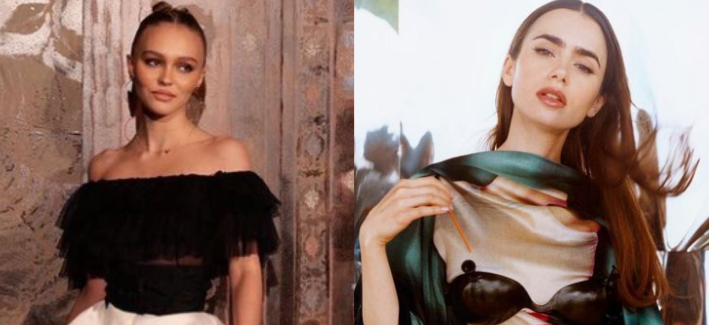 Lily Rose-Depp i Lily Collins