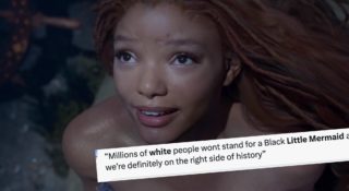 mała syrenka 2023 film halle bailey rasizm