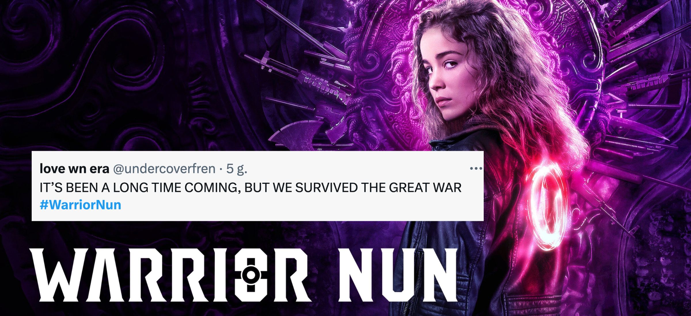 warrior nun sezon 3 fani netflix