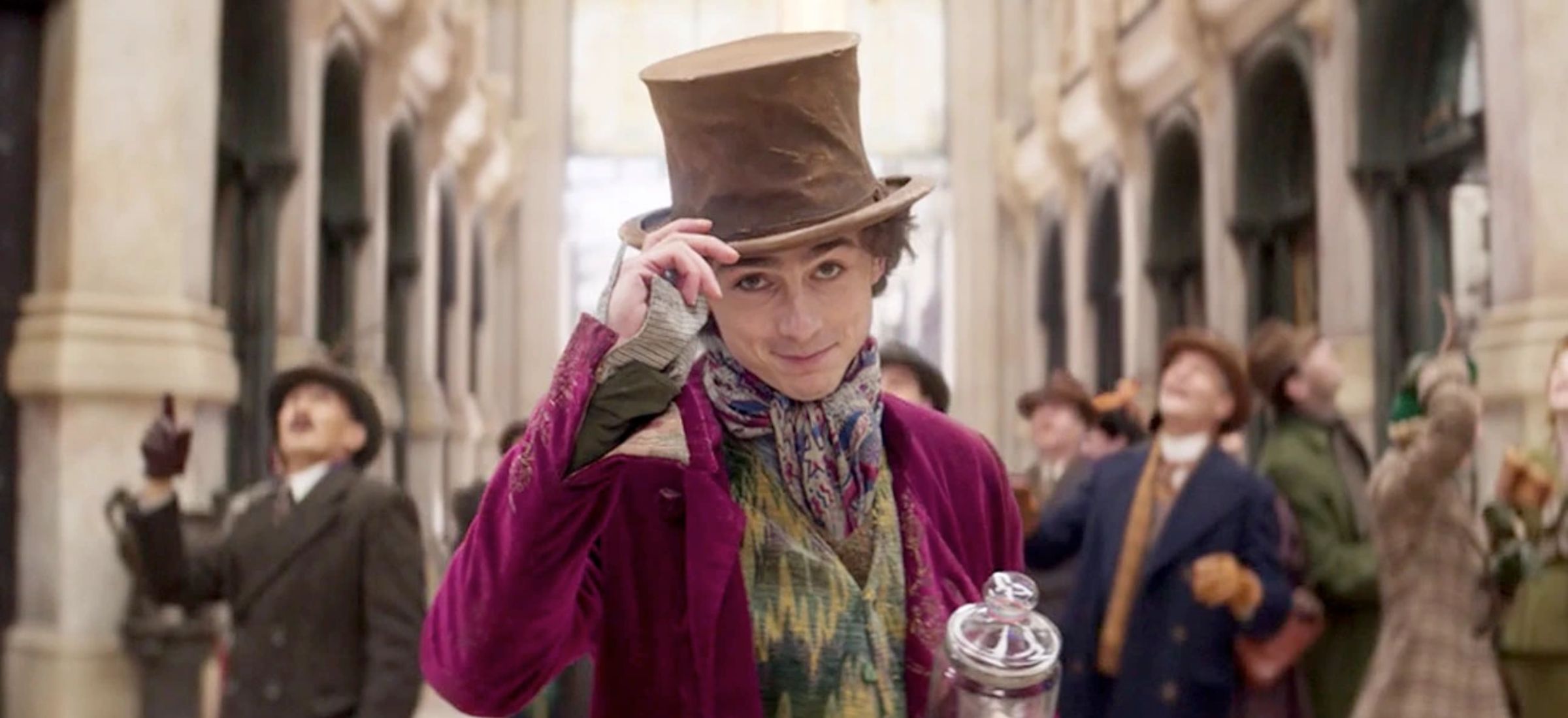 wonka zwiastun timothee chalamet