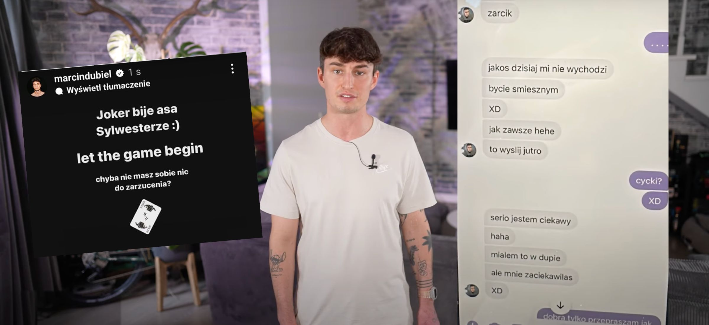 marcin dubiel pr oświadczenie odpowiedź youtube wardęga pandora gate stuu