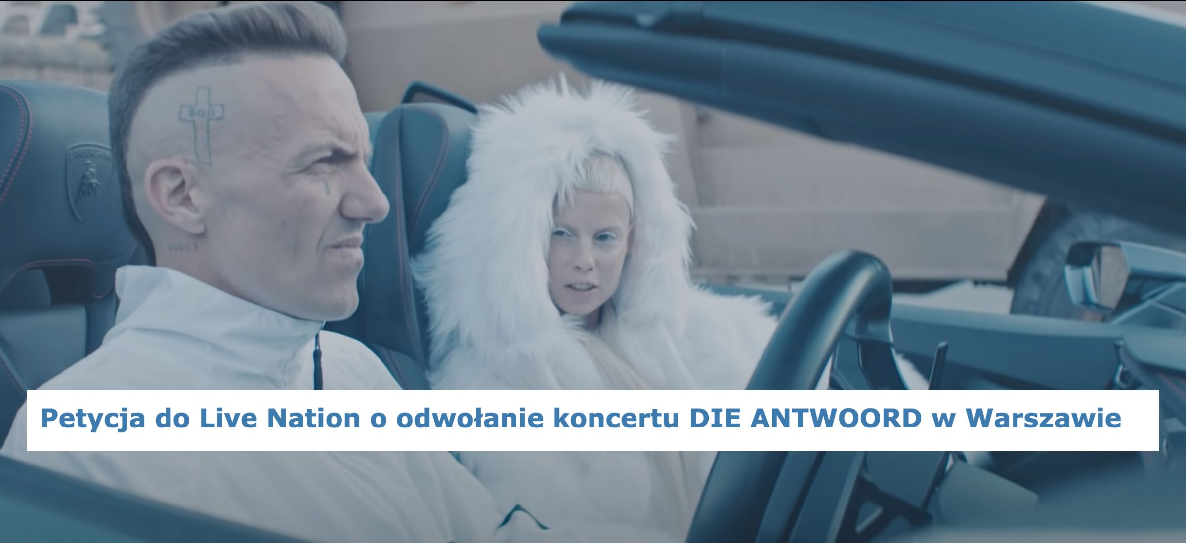 die antwoord koncert warszawa petycja bilety polska stodola