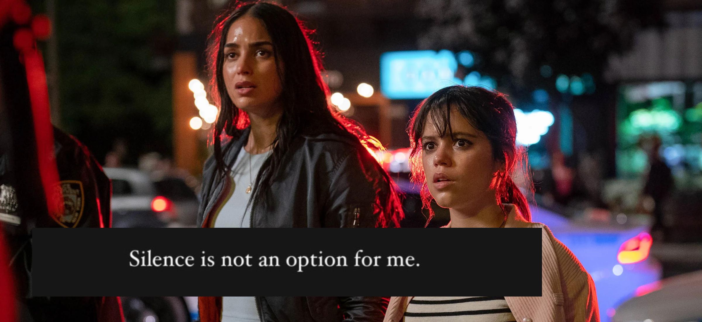krzyk jenna ortega melissa barrera spyglass hamas izrael wednesday