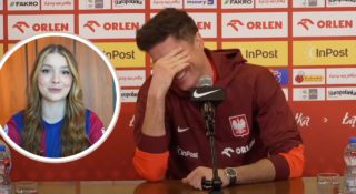 julia żugaj robert lewandowski żugajki pilka nożna mecz polska estonia