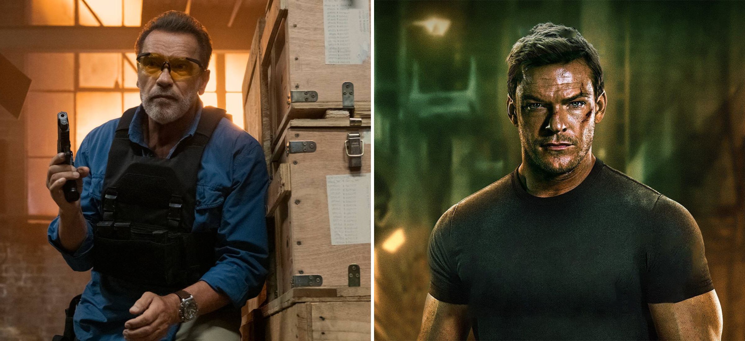 arnold schwarzenegger 2024 reacher alan ritchson film razem świąteczna komedia