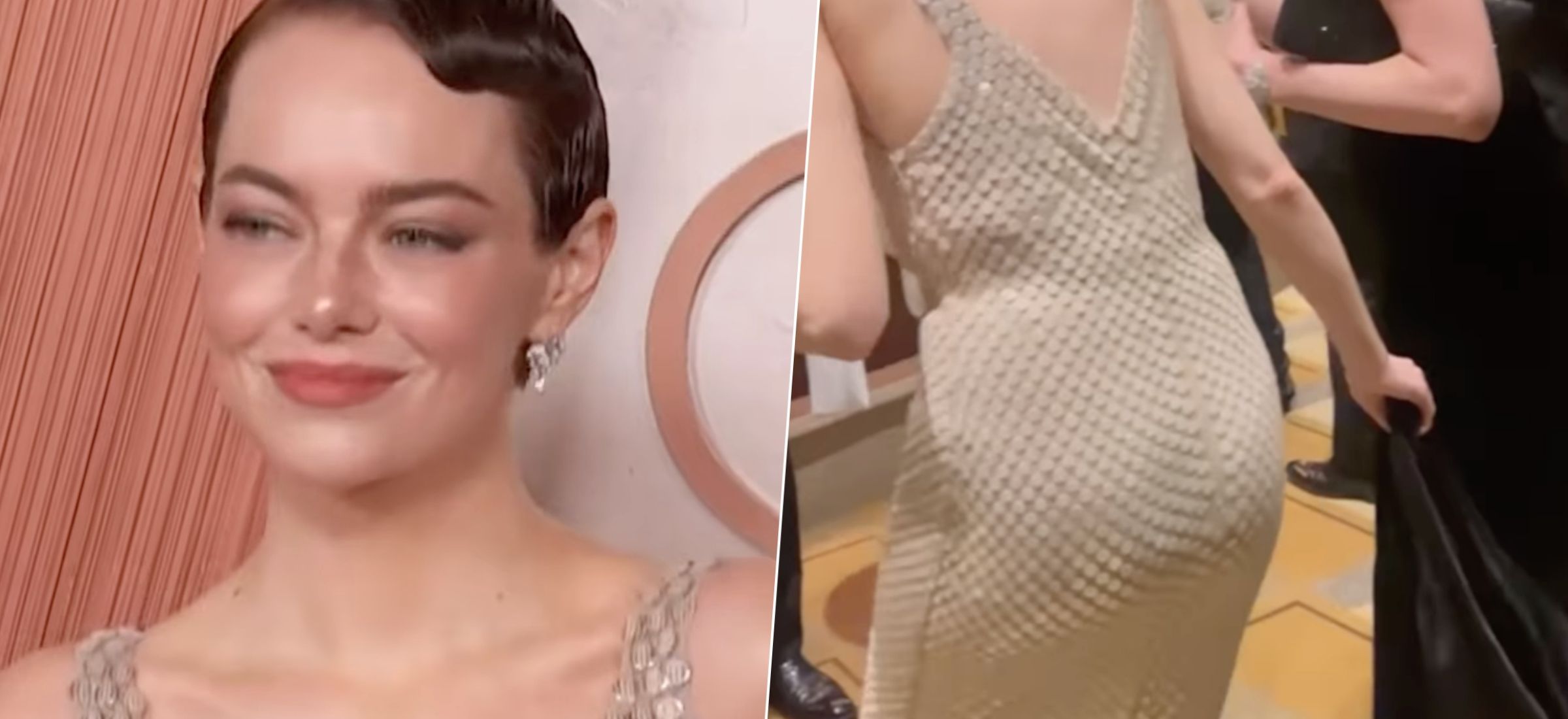 emma stone oscary 2025 sukienka qualley