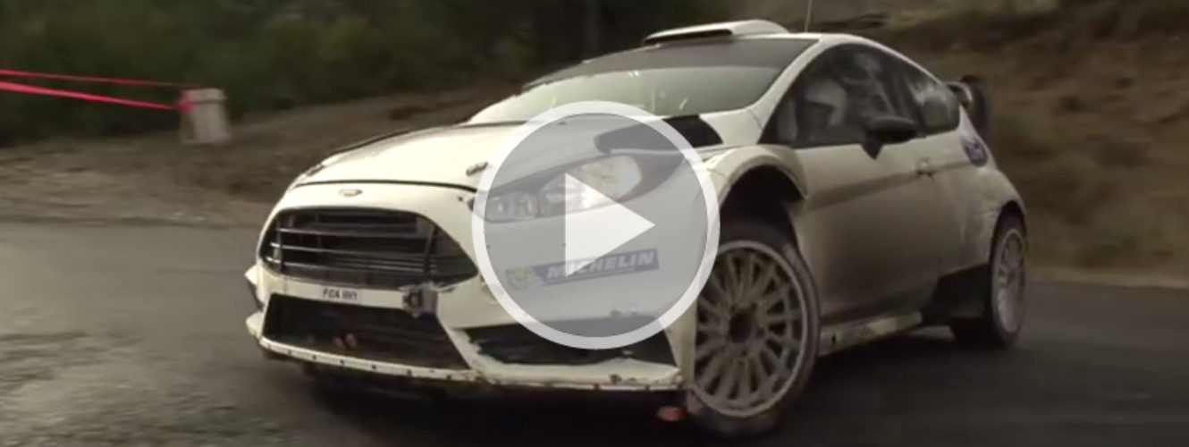 M-Sport – Mads Ostberg – 2015 WRC Rally Monte Carlo Testing