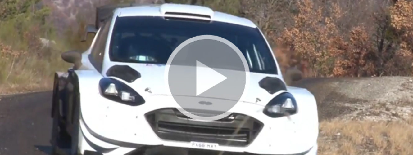 Test Rallye Monte Carlo 2017 – Sebastien Ogier (Ford FIesta WRC)