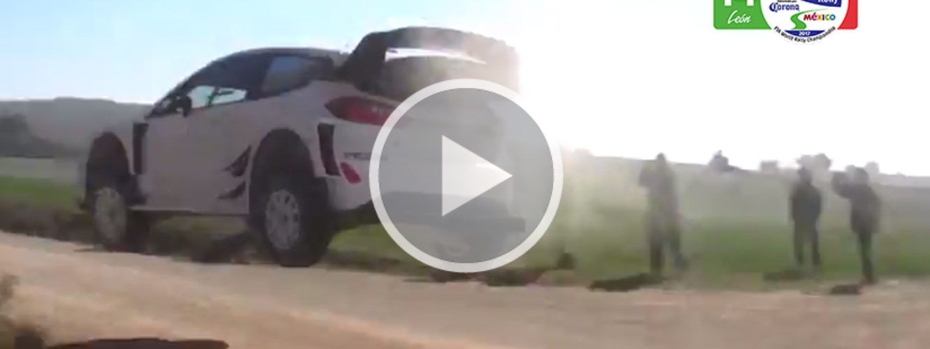 Ott Tanak CRAZY Jump Test | Ford Fiesta WRC 2017 | Rally Mexico
