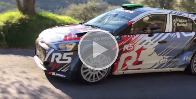 Hyundai i20 R5 Rallye Sanremo Test – Hayden Paddon / Sebastian Marshall