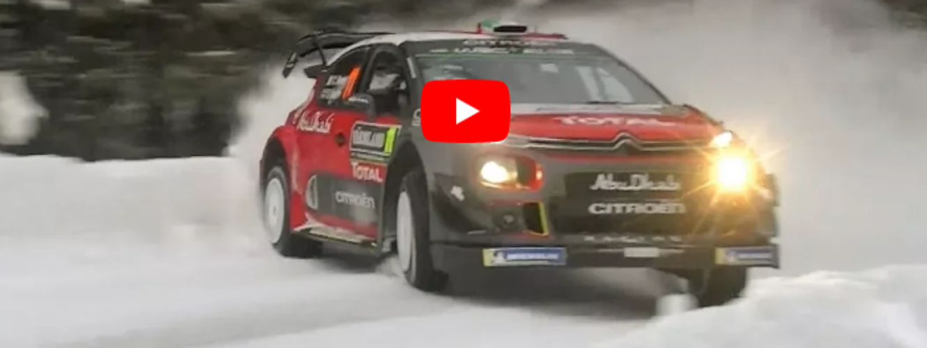 WRC Rally Sweden 2018 Day1 flat out action&drifts
