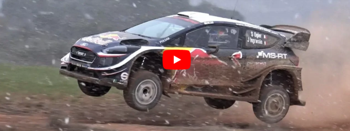 BRUTAL Seb Ogier | Ford Fiesta WRC | Test Rally México 2018