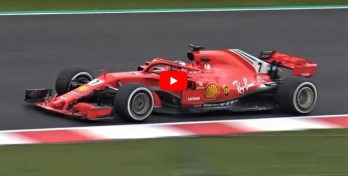 Ferrari SF71H F1 2018 Test Action & Pure Sound