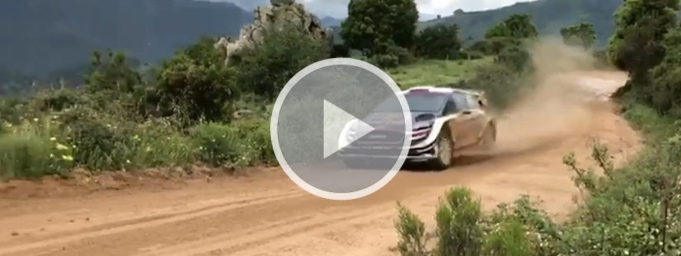 Elfyn Evans – Ford M-Sport Test Rally Italia Sardinia 2018