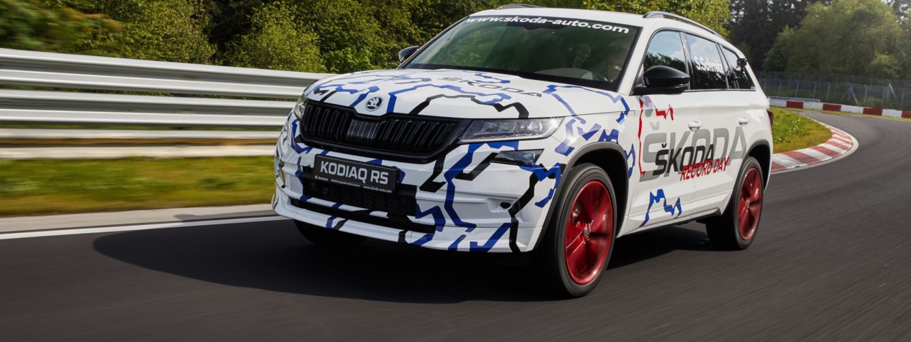 Nowa Škoda Kodiaq RS z rekordowym czasem okrążenia na Nürburgringu