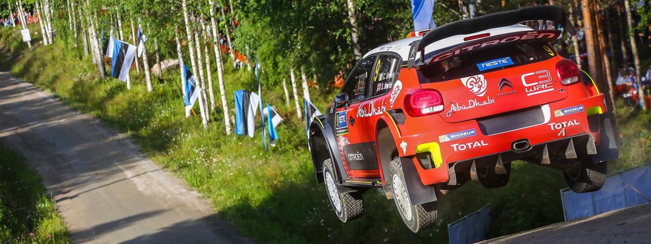 Rajd Finlandii: Poprawione Citroëny C3 WRC najszybsze na testowym