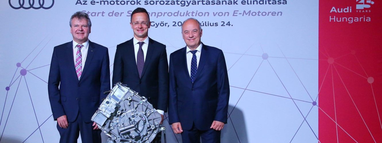 Audi rozpoczyna produkcję silników elektrycznych na Węgrzech