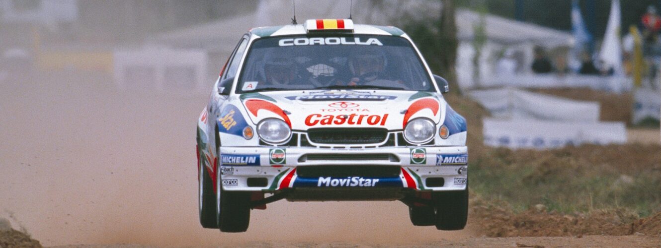 On-Board Carlos Sainz Toyota Corolla WRC Rally Finland 1998