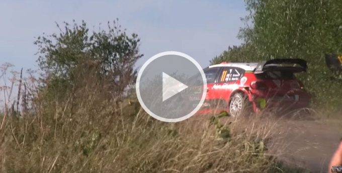 WRC Rallye Deutschland 2018 Saturday | Breen Crash & Jumps