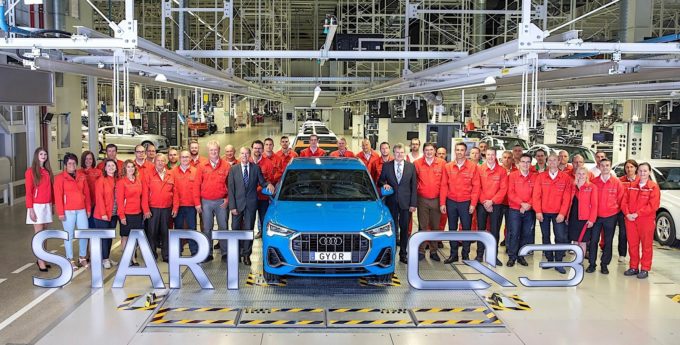 Audi Q3 drugiej generacji prosto z Węgier, produkcja rozpoczęta
