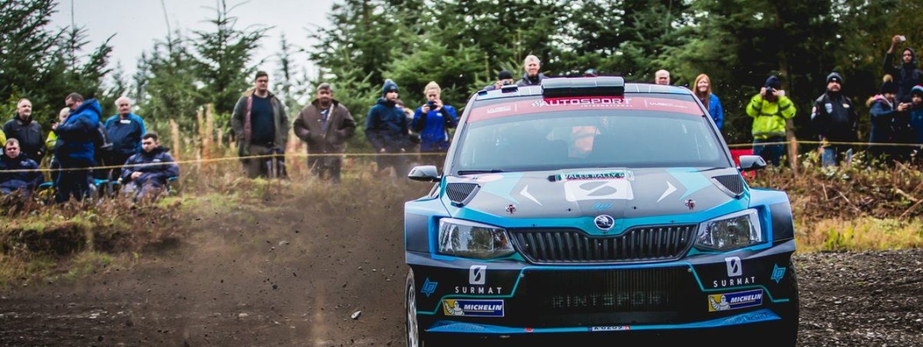 Rajd Wielkiej Brytanii: WRC 2 to za mało dla Rovanpery, dobra jazda Pieniążka