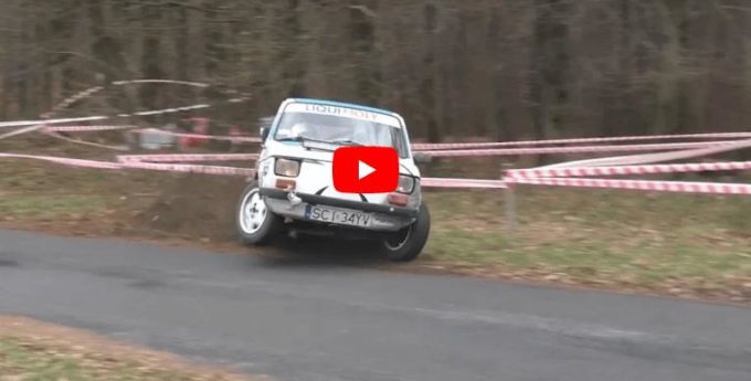 Rajdowy Puchar Śląska 2018 – runda 6 | Podżorski Bartłomiej / Podżorska Magdalena – Fiat 126p
