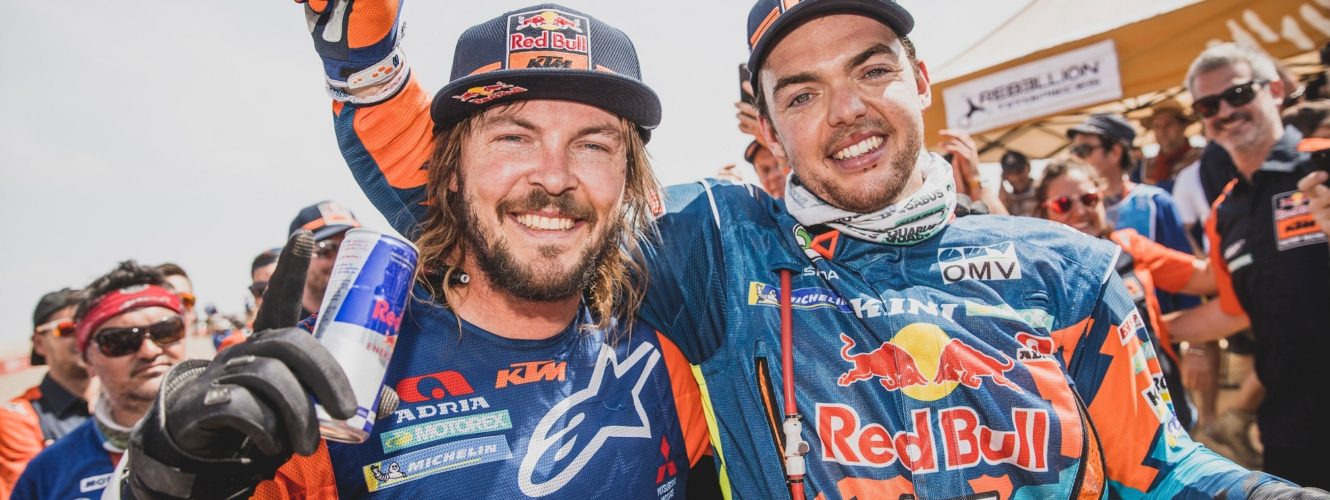 Rajd Dakar 2019: Toby Price wygrywa z kontuzją nadgarstka. Trwa seria KTM