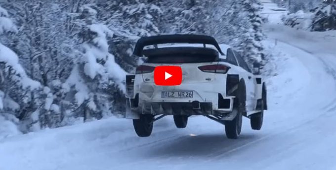 WRC | Rally Sweden 2019 Testy Mikkelsena – Hyundai i20 WRC