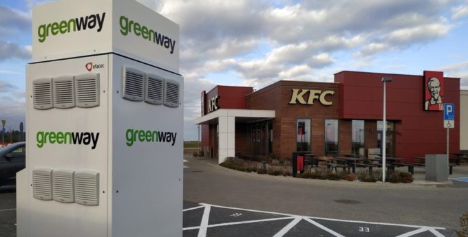 Stacje ładowania GreenWay staną przy restauracjach KFC