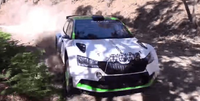 Kalle Rovanpera | Testy Fabia R5 przed Rally Portugal 2019