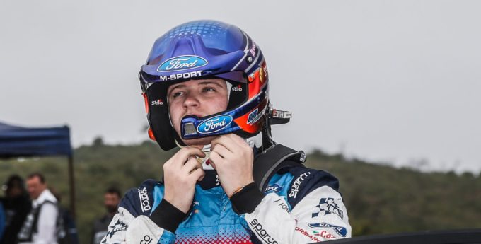 Rajd Portugalii: Gus Greensmith debiutuje w samochodzie WRC. Najważniejszy uśmiech na twarzy