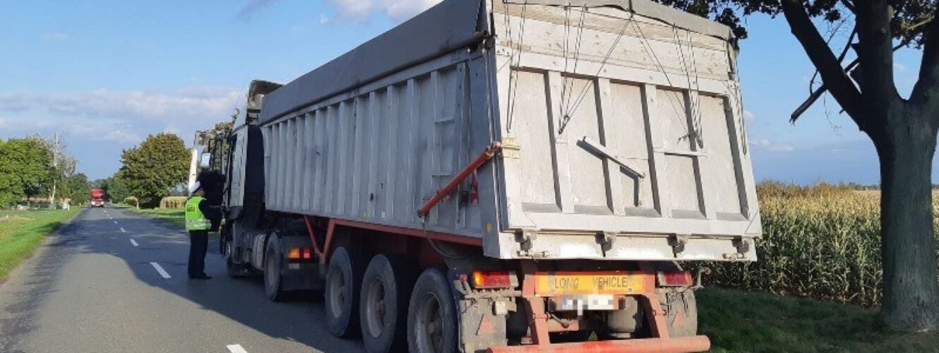 ITD zatrzymało ciężarówki, które lekceważyły zakaz tonażowy