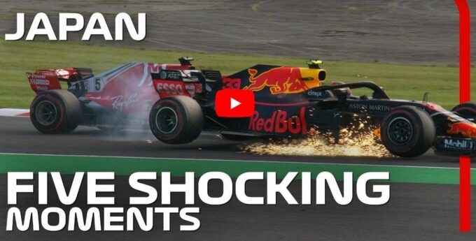 F1: TOP 5 szokujących momentów w historii Grand Prix Japonii