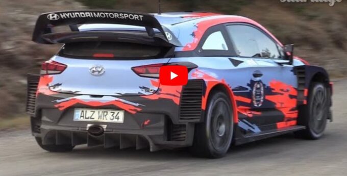 Ott Tanak po raz pierwszy testował Hyundaia i20 Coupe WRC