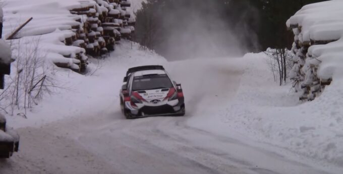 WRC | Elfyn Evans i Scott Martin przetestowali Yarisa przed Rajdem Szwecji