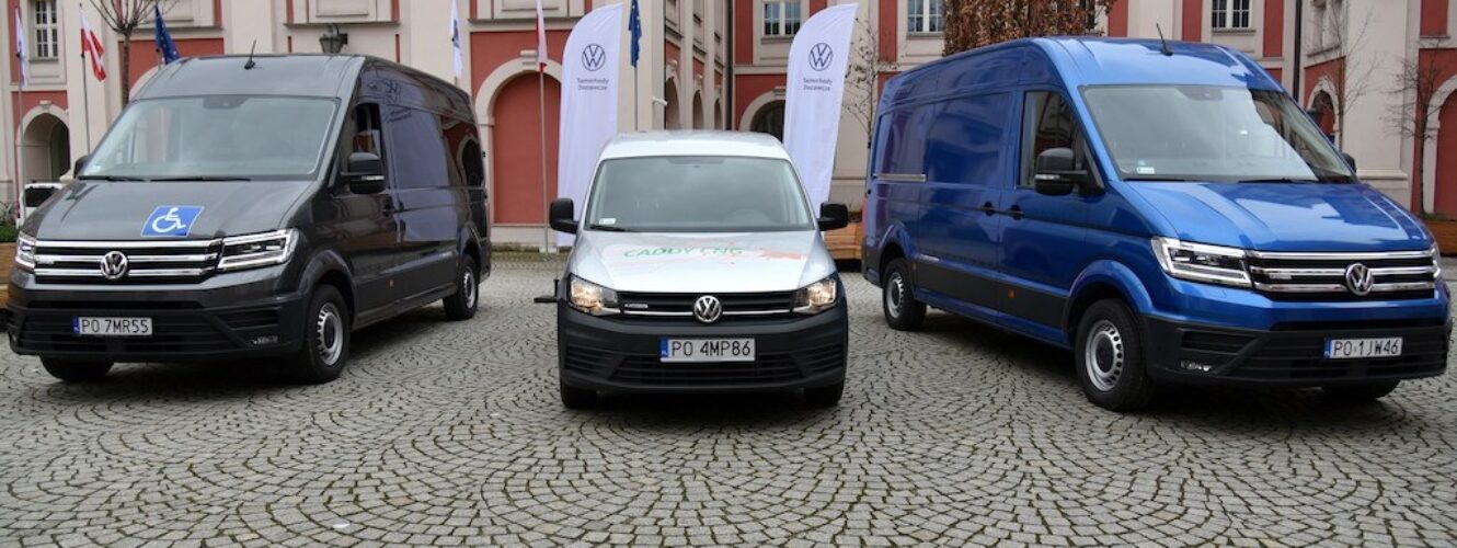 Miasto Poznań testuje elektryczne samochody marki Volkswagen Samochody Dostawcze