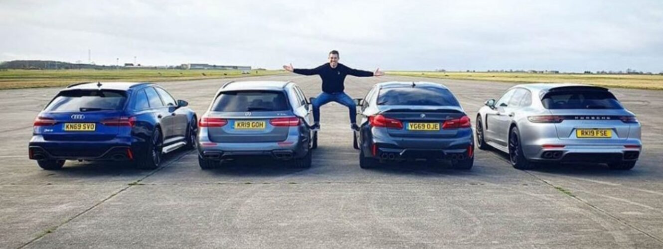 Niemiecki pojedynek wszech czasów i wyraźny przegrany. Audi RS6 Avant, Mercedes-AMG E 63 S, BMW M5 i Porsche Panamera