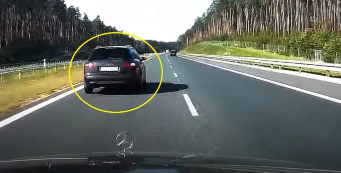 Kierowca Audi szeryfował na S8