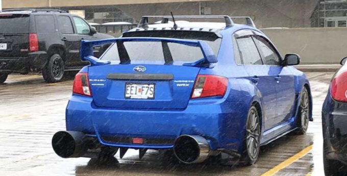 Subaru WRX wieś tuning