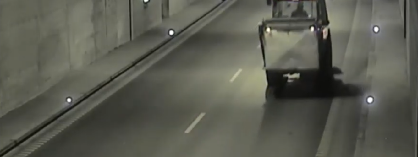 traktor tunel martwa wisla