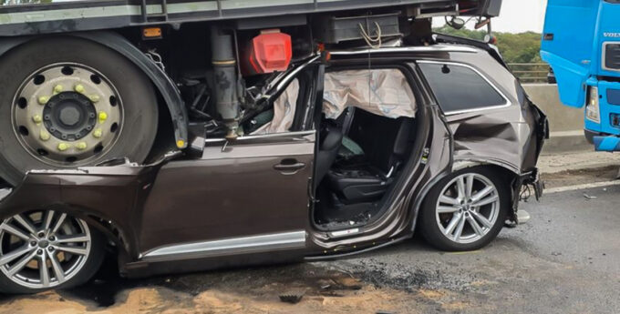 Wypadek Audi