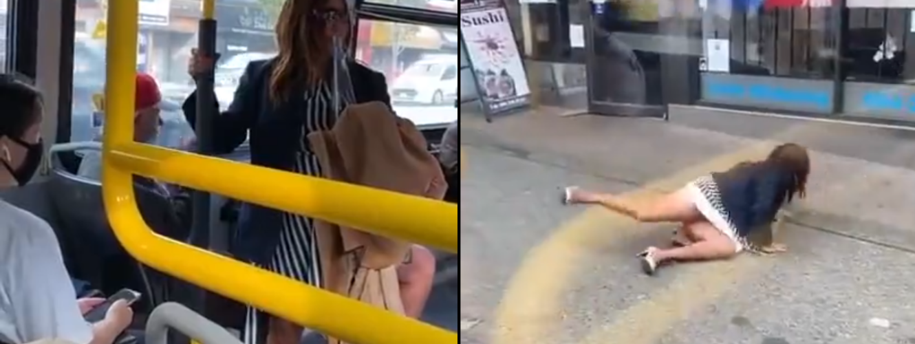 autobus kobieta mezczyzna