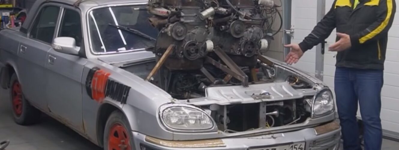 wołga z silnikiem V12