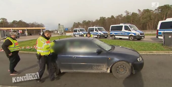 Młodzi Polacy złapani przez niemiecką policję