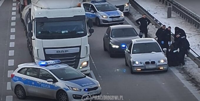 Ucieczka przed policją BMW E46 w Polsce