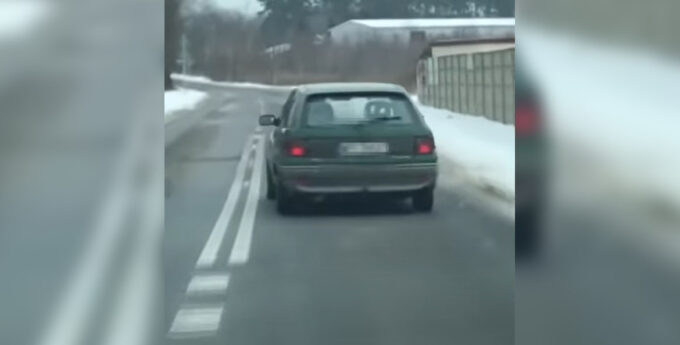 Janusz przedriftował tym Oplem przez całą wieś