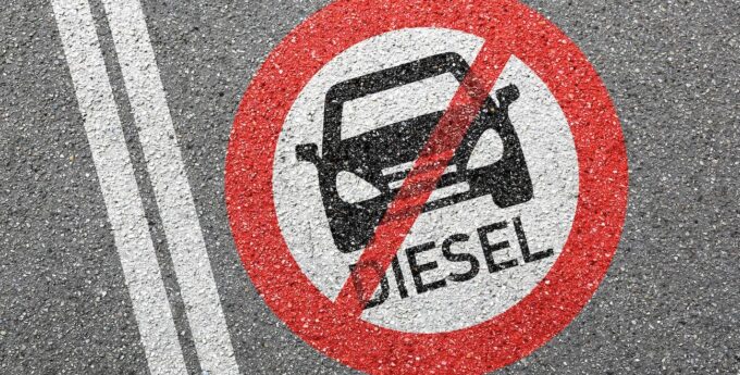 diesel strefa zakaz