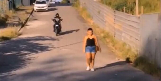motocyklista brazylijka kradziez